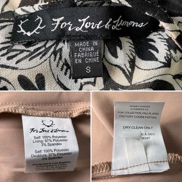 For Love & Lemons Gracie Black Floral Mini Dress Size Small Ruffle Bell Sleeves - Picture 12 of 13